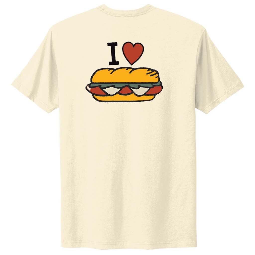 [PBLOVESAND-XS] I Love Sandwiches Tee (XS)